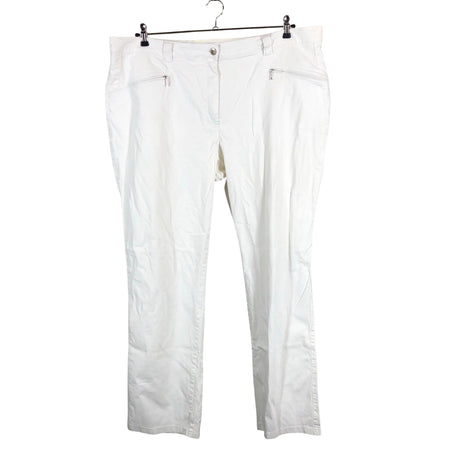 Unisex Ulla Popken - Slacks, size 54 - White ()