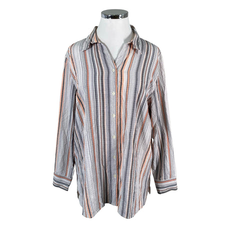 Unisex Ulla Popken - Blouse, size 52 - Gray ()