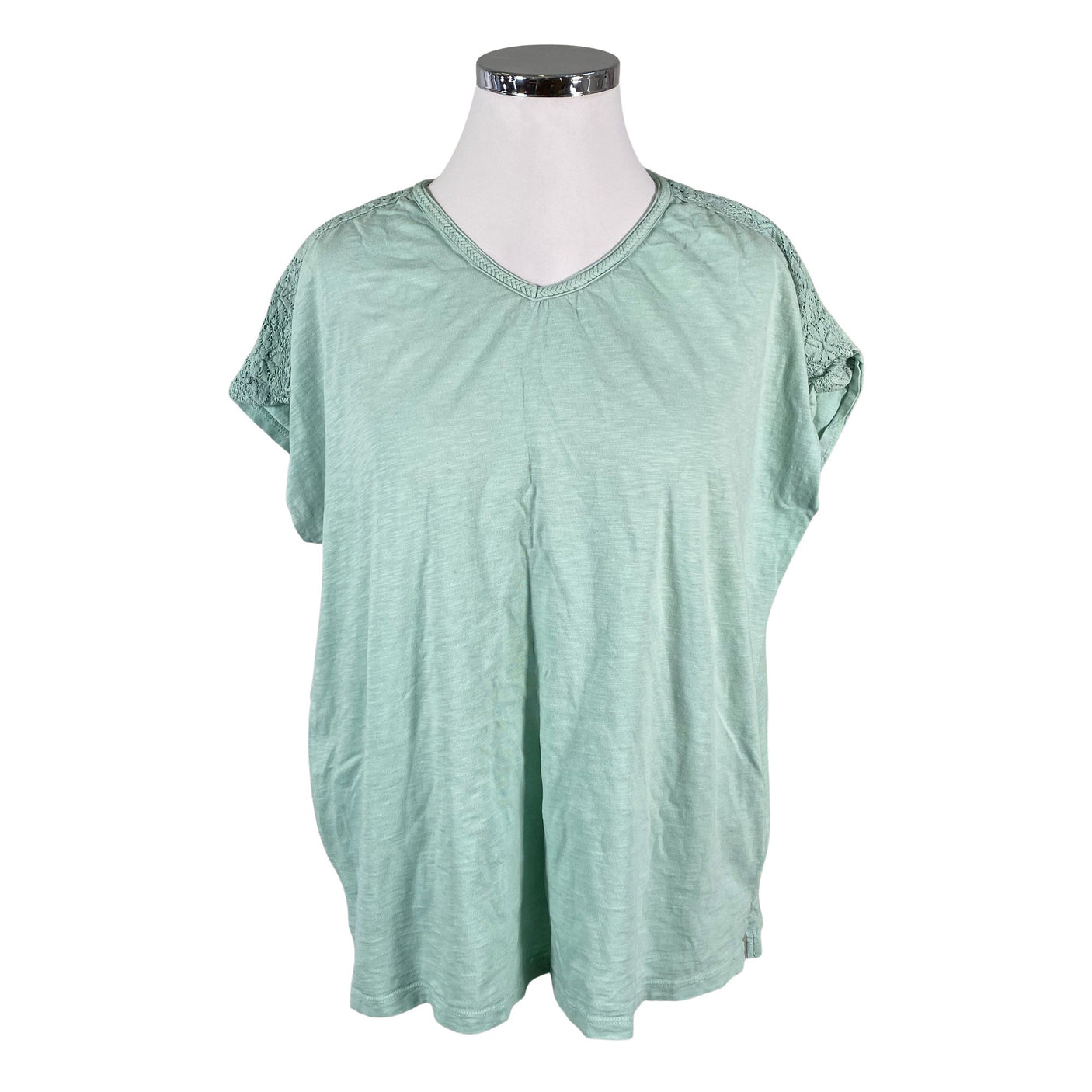 Unisex Ulla Popken - Top, size 50 - Green (1)