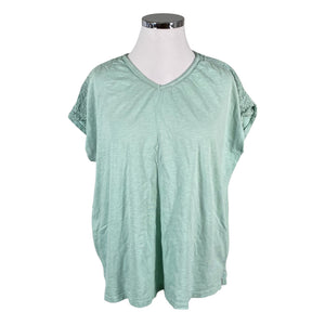 Unisex Ulla Popken - Top, size 50 - Green (1)