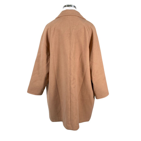Unisex Ulla Popken - Wool coat, size 50 - Brown (2)