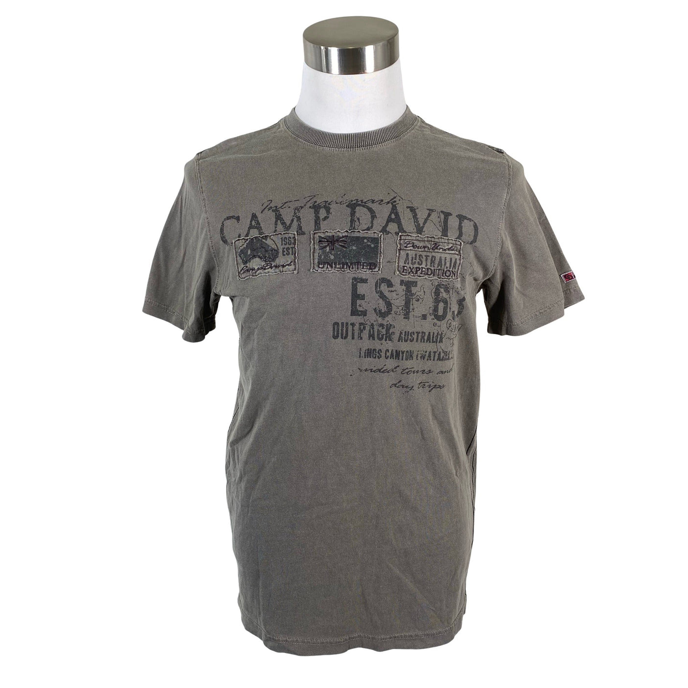 Unisex Camp David - T-shirt, size M - Gray (1)