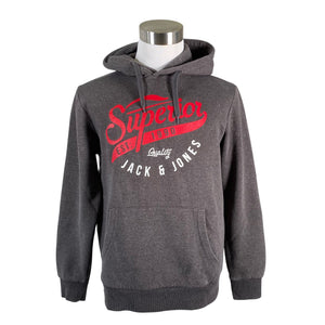 Unisex Jack & Jones - Hoodie, size L - Gray (1)
