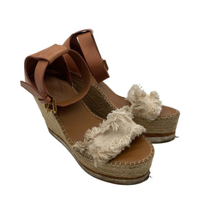 Unisex See by Chloé - Wedge sandals, size 39 - Brown (3)
