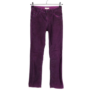 Unisex Angelo Marani - Velvet pants, size 38 - Violet (1)