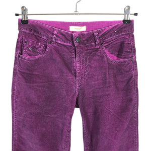Unisex Angelo Marani - Velvet pants, size 38 - Violet (3)