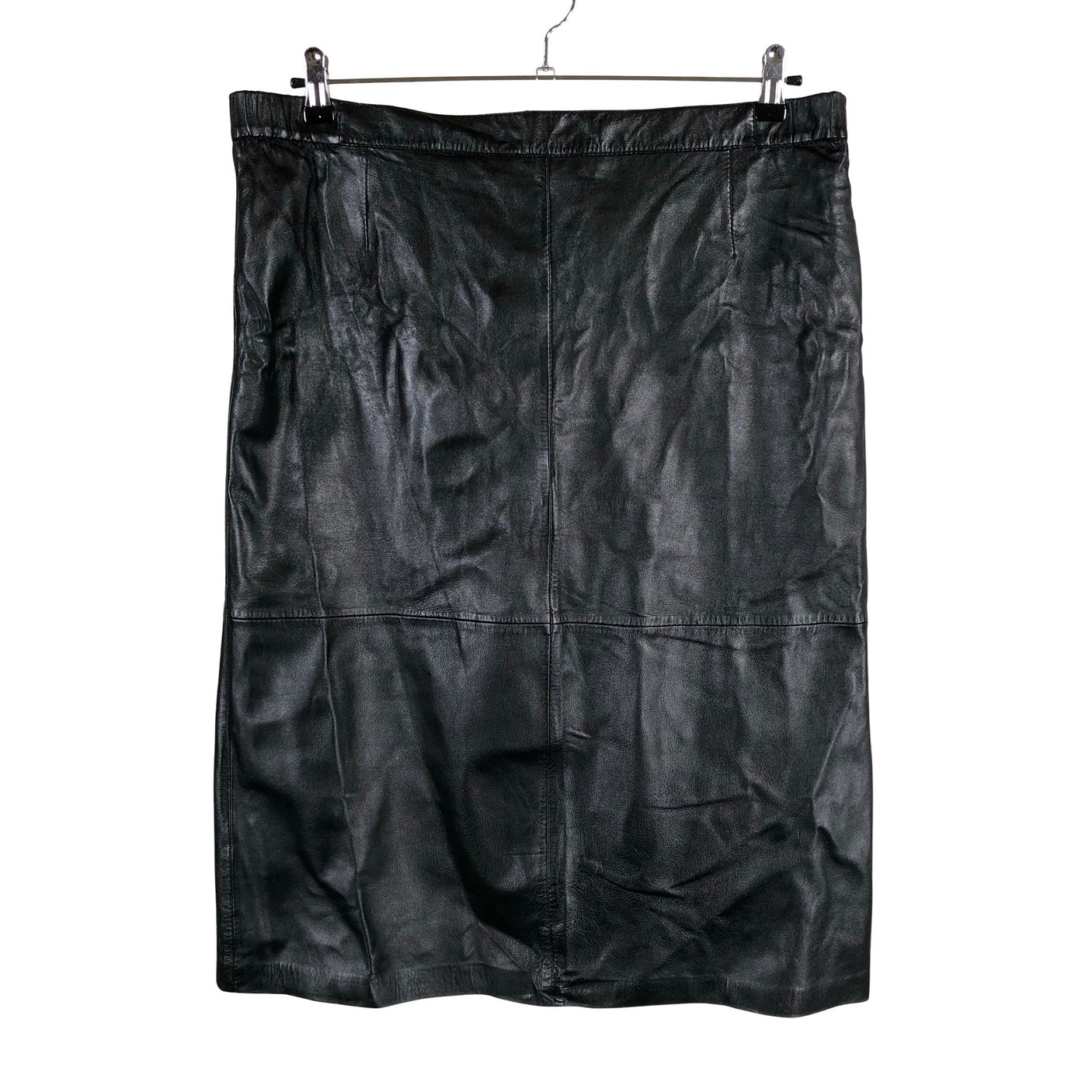 Unisex Atelier Creation - Leather skirt, size 44 - Black (1)