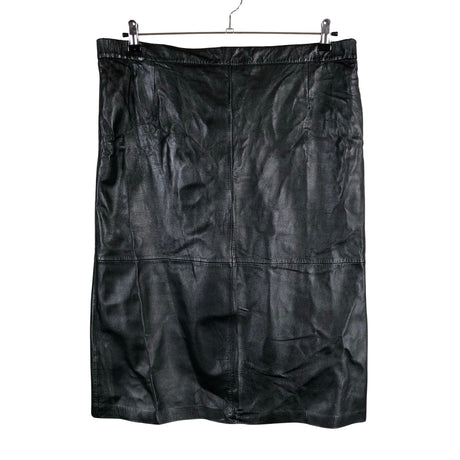Unisex Atelier Creation - Leather skirt, size 44 - Black ()