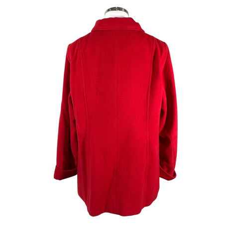 Unisex Classic Line - Wool coat, size 48 - Red (2)