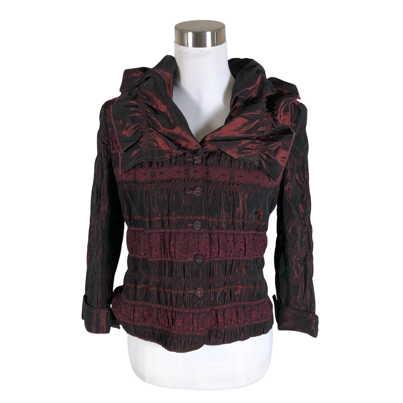 Unisex Voglia - Party shirt, size 38 - Wine red (1)