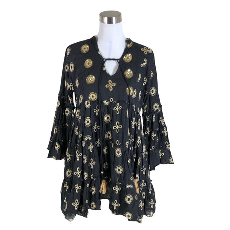Unisex Boho Spirit - Dress, size 40 - Black ()