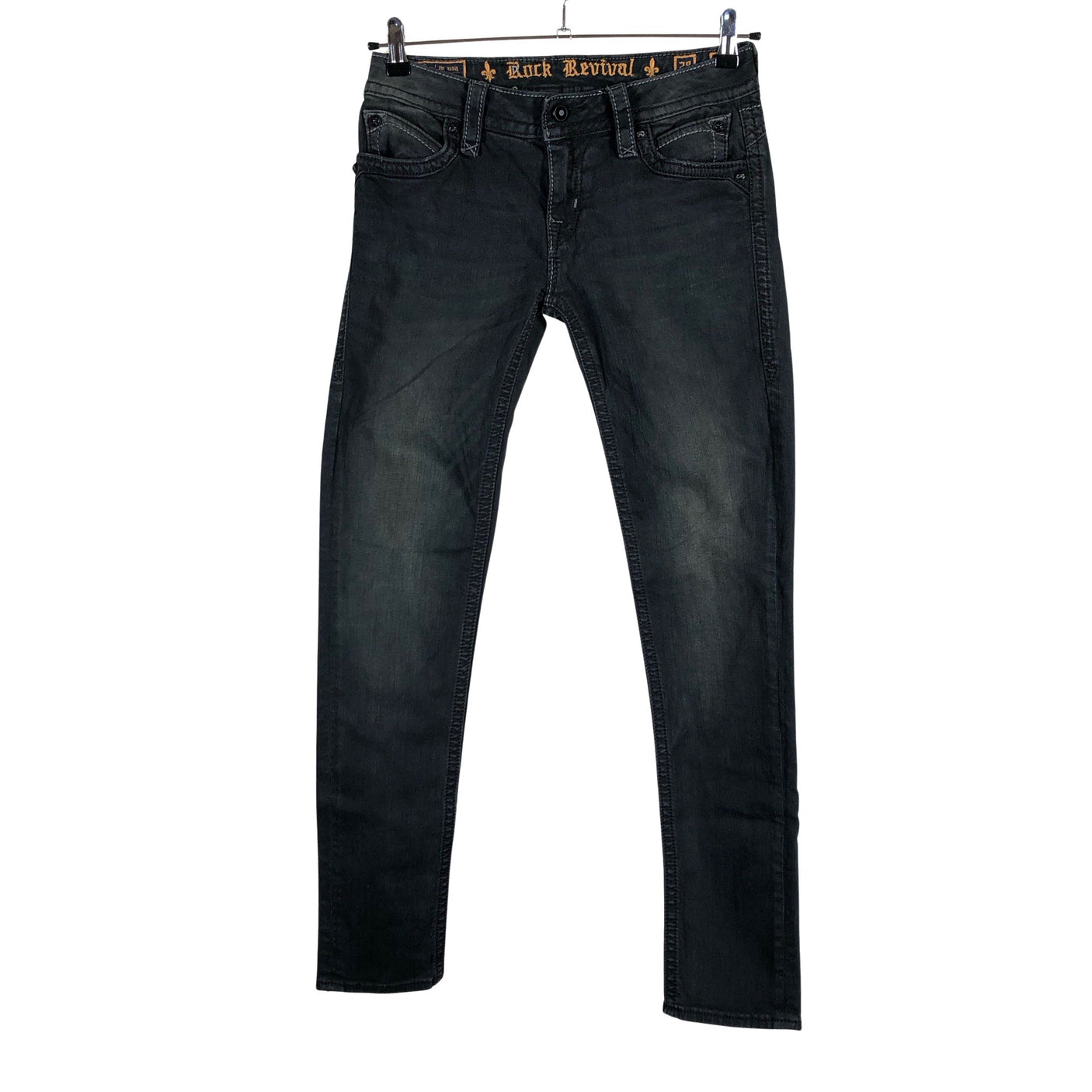 Unisex Rock Revival - Jeans, size W28 - Black (1)