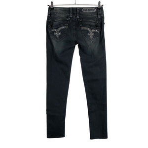 Unisex Rock Revival - Jeans, size W28 - Black (2)