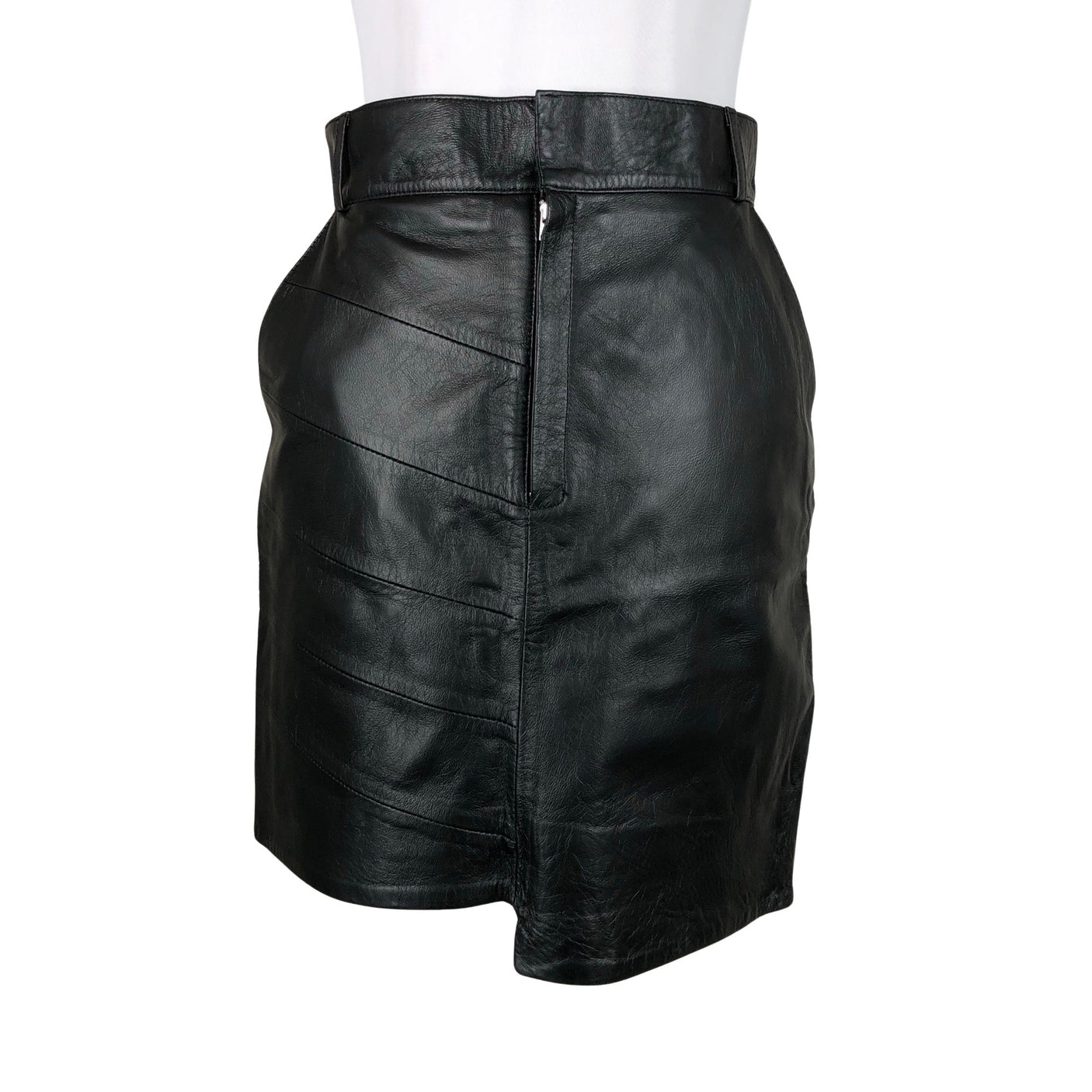 Unisex Onar - Leather skirt, size 38 - Black (1)