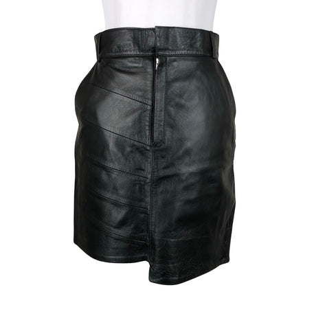Unisex Onar - Leather skirt, size 38 - Black ()
