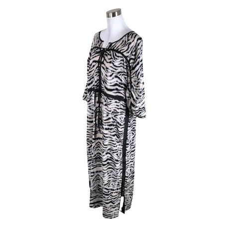 Unisex Nü - Schiffon dress, size 34 - Beige (2)