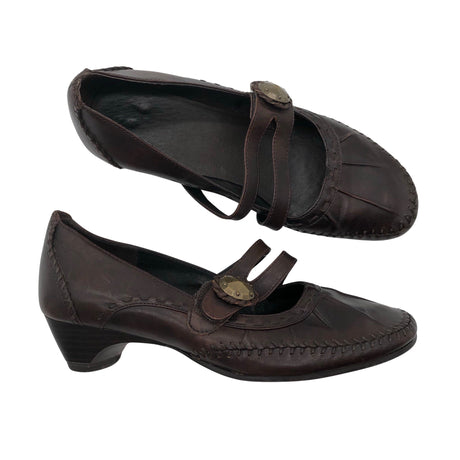 Unisex Jana - High heels, size 36 - Brown ()