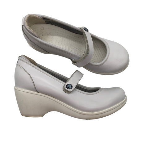Unisex Crocs - High heels, size 37 - White ()