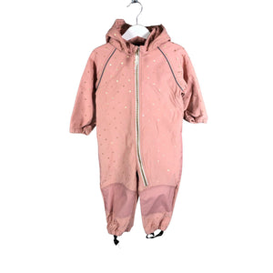 Unisex Name It - Soft shell jumpsuit, size 74 - 80 - Light pink (1)