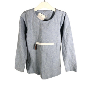Unisex Metsola - Tricot shirt, size 110 - 116 - Light blue (1)