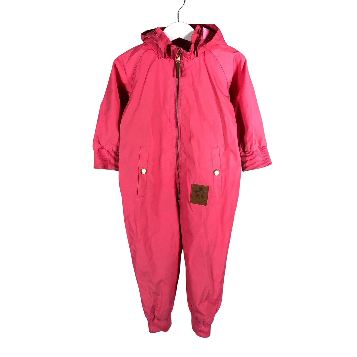 Unisex Mini Rodini - Spring/Fall overall, size 80 - 86 - Pink (1)
