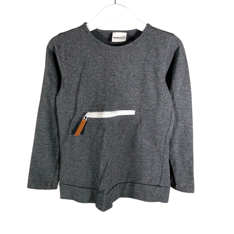 Unisex Metsola - Tricot shirt, size 110 - 116 - Gray ()