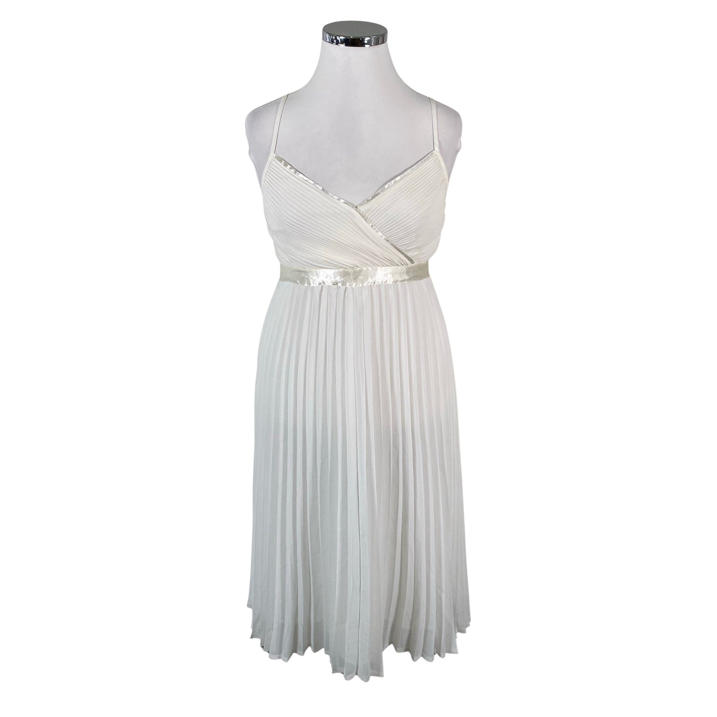Unisex Your Face - Schiffon dress, size 42 - White (1)