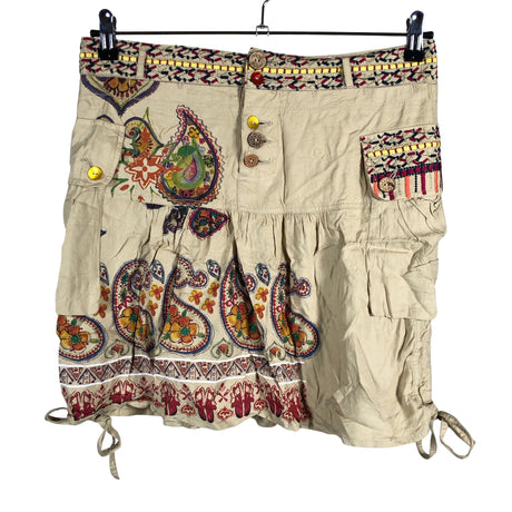 Unisex Desigual - Fabric skirt, size 40 - Beige ()