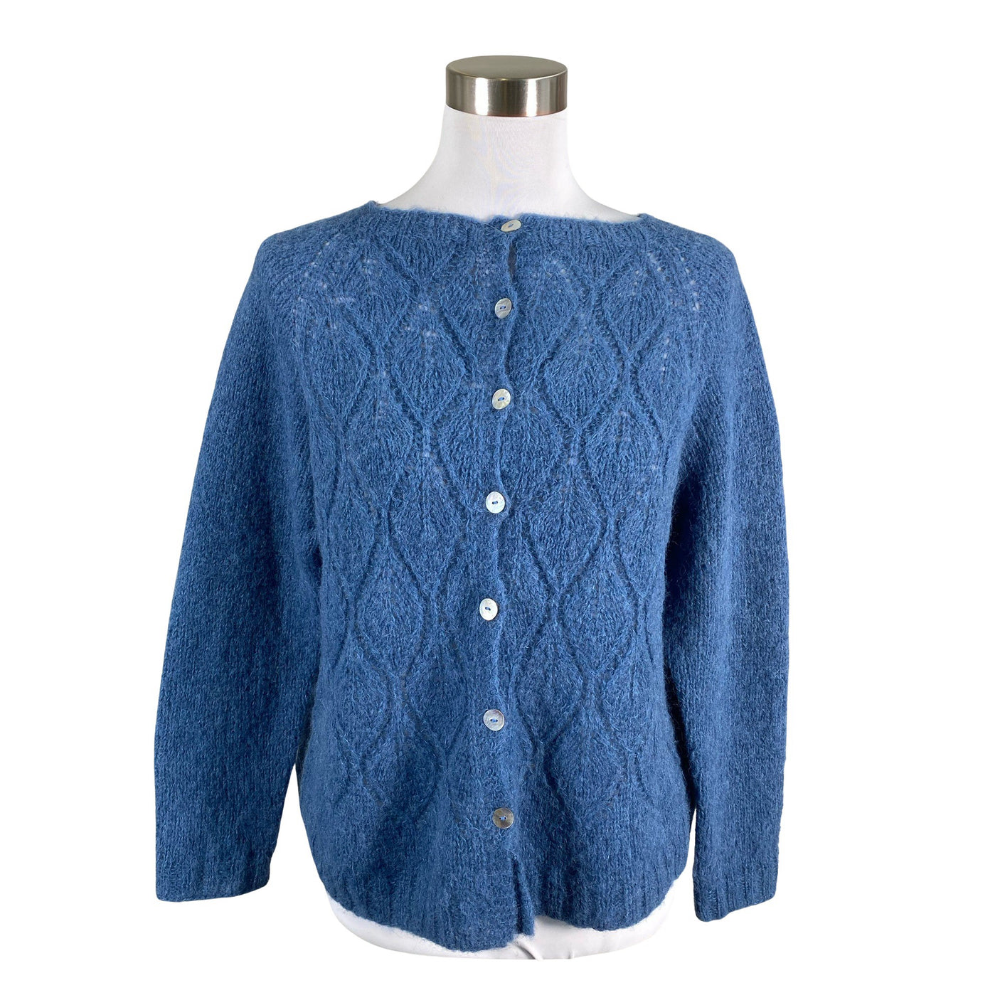 Unisex Handmade - Cardigan, size 40 - Blue (1)