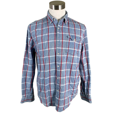 Unisex Levi's - Collared shirt, size L - Light blue ()