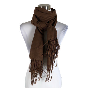 Unisex Pashmina - Scarf, size Midi - Brown (1)