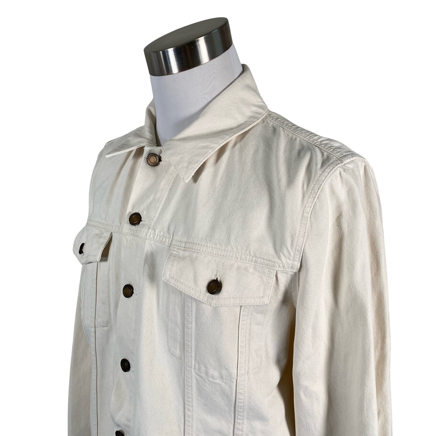 Unisex Saint Laurent - Denim jacket, size XL - Beige (3)