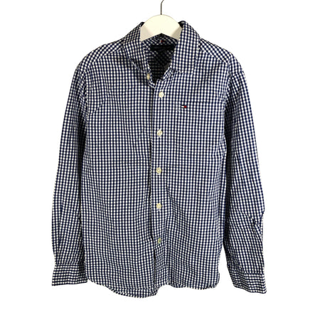 Unisex Tommy Hilfiger - Collared shirt, size 128 - 134 - Blue ()