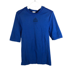 Unisex Adidas - Sports shirt, short sleeve, size 128 - 134 - Blue (1)