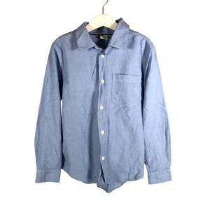 Unisex Lindex - Collared shirt, size 134 - 140 - Light blue (1)