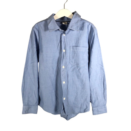 Unisex Lindex - Collared shirt, size 134 - 140 - Light blue ()