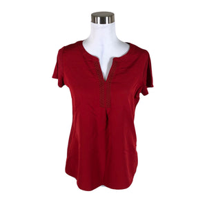 Unisex Comma - Short-sleeved blouse, size 40 - Red (1)