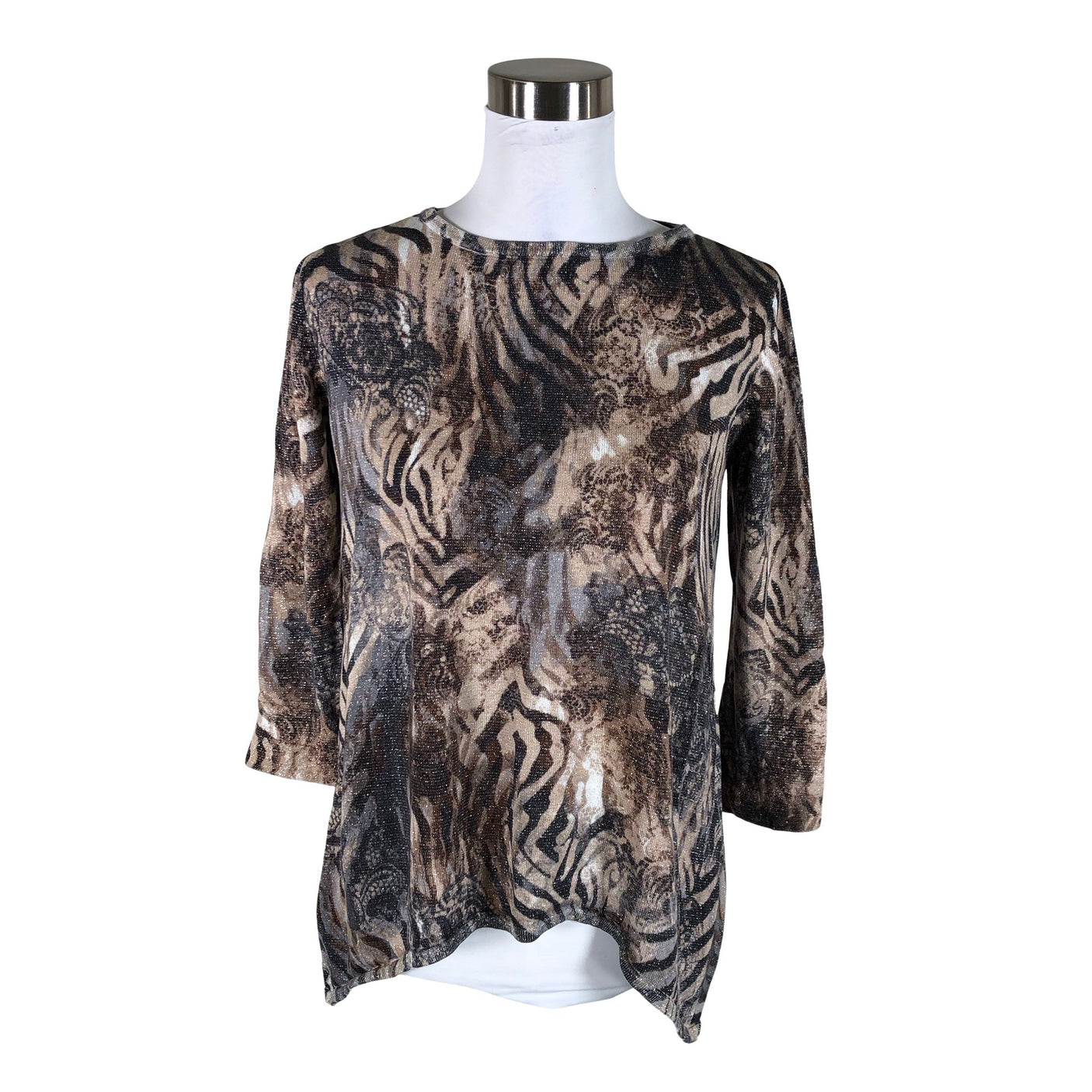 Unisex Betty Barclay - Knit tunic, size 38 - Brown (1)