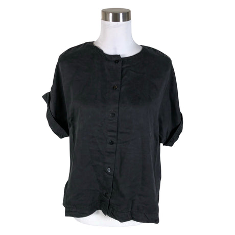 Unisex Papu - Short-sleeved blouse, size 36 - Black ()