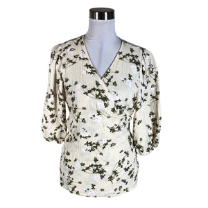 Unisex Kaiko - Short-sleeved blouse, size 38 - Natural white (1)