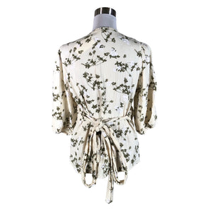 Unisex Kaiko - Short-sleeved blouse, size 38 - Natural white (2)