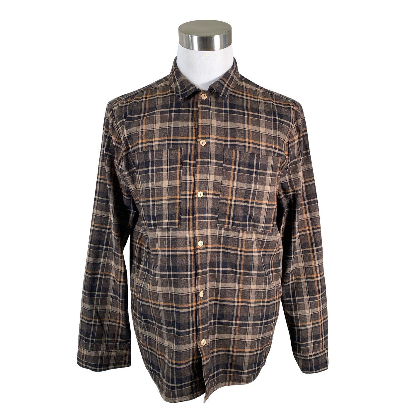 Unisex Matona - Collared shirt, size XL - Brown (1)