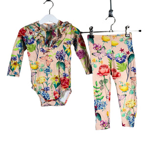 Unisex Metsola - Body, size 86 - 92 - Light pink (1)