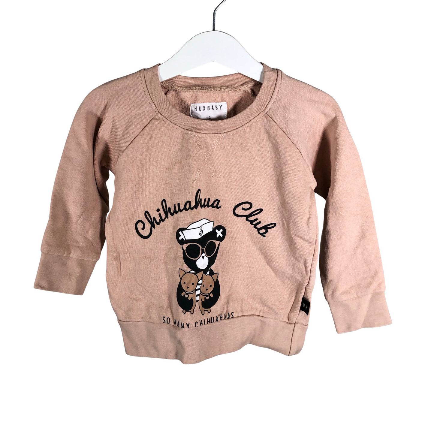 Unisex Huxbaby - Sweatshirt, size 86 - 92 - Light pink (1)