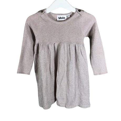 Unisex Molo Kids - Knit dress, size 80 - 86 - Light pink ()