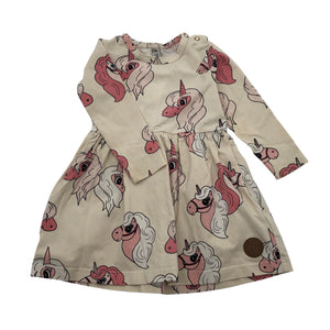 Unisex Blaa - Tricot dress, size 74 - 80 - Natural white (1)
