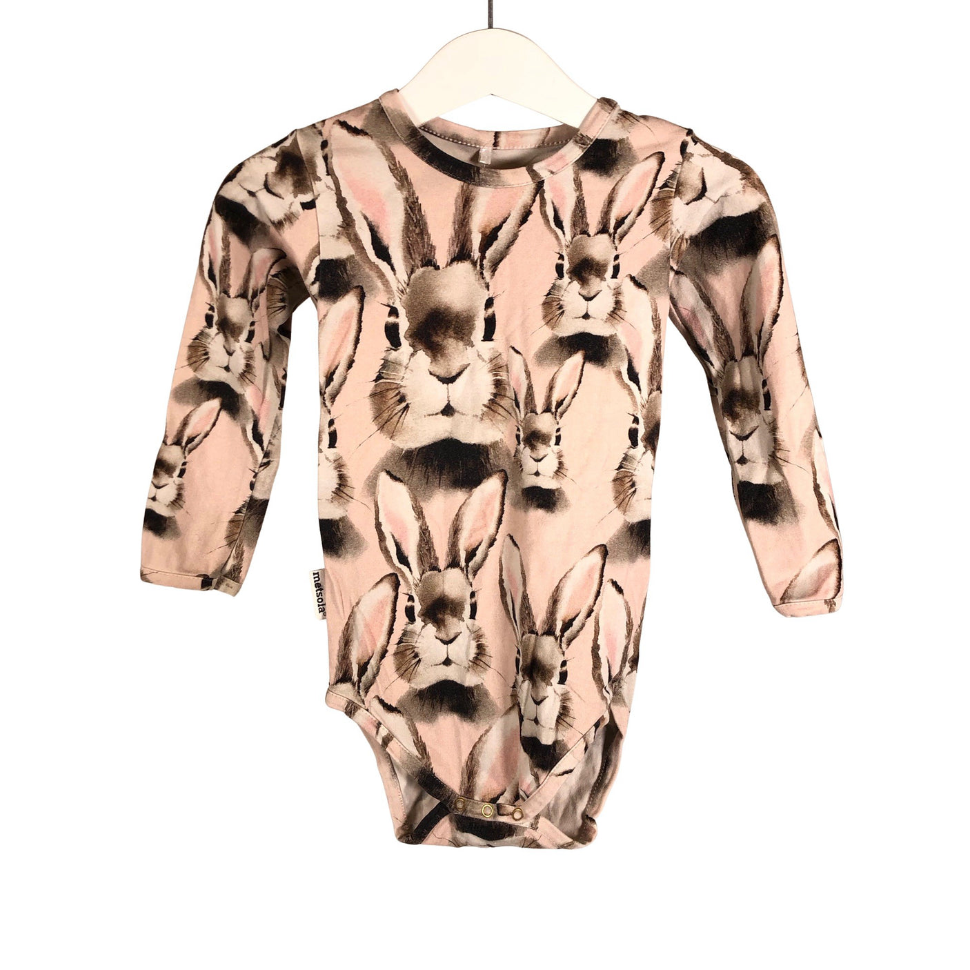 Unisex Metsola - Body, size 80 - 86 - Light pink (1)