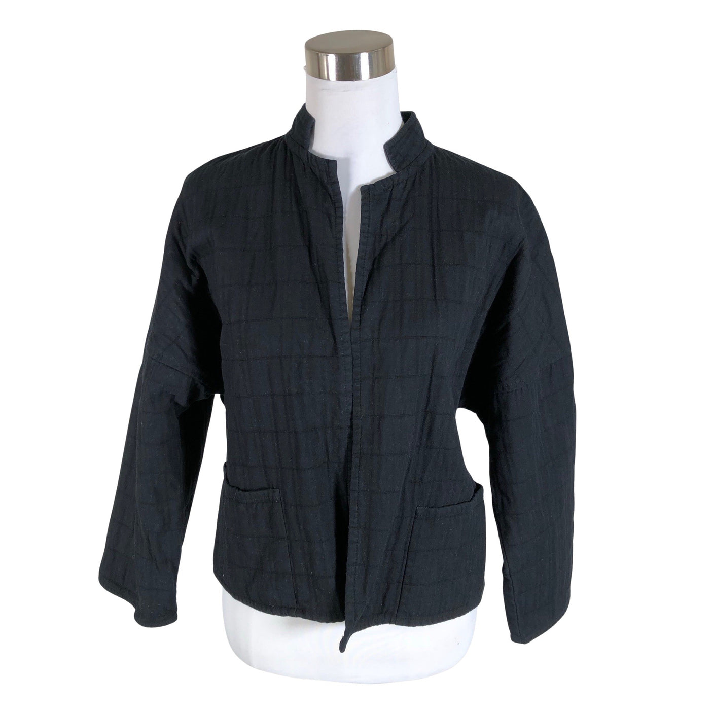 Unisex Handmade - Sweat jacket, size 38 - Black (1)