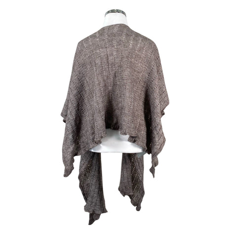 Unisex Handmade - Shawl, size Maxi - Brown (2)