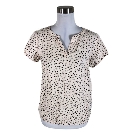 Unisex Tom Tailor - Short-sleeved blouse, size 38 - Beige ()